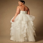 Bridal by ELOQUII Strapless Princess Gown With Full Pleated Skirt image number null