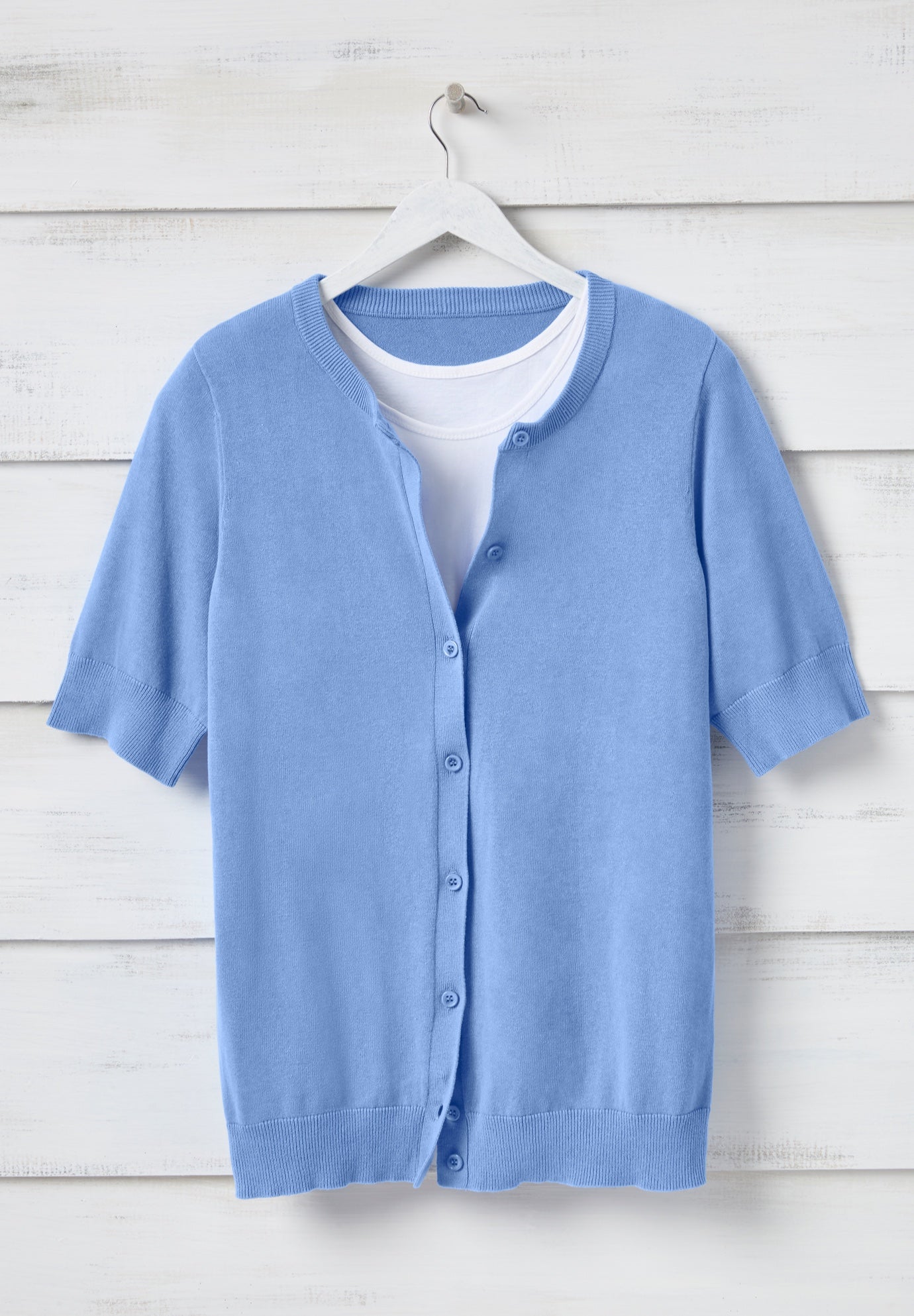 Perfect Elbow-Length Sleeve Cardigan Sweater image number 3