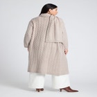 Sweater Scarf Knit Coat image number null