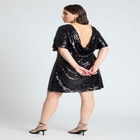 Tee Sequin Mini Dress image number null