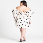 Mutton Sleeve Mini Dress image number null