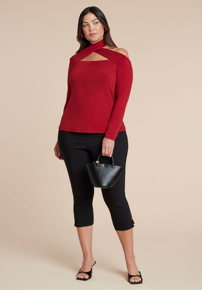 Cross Front Cut Out Top image number 3