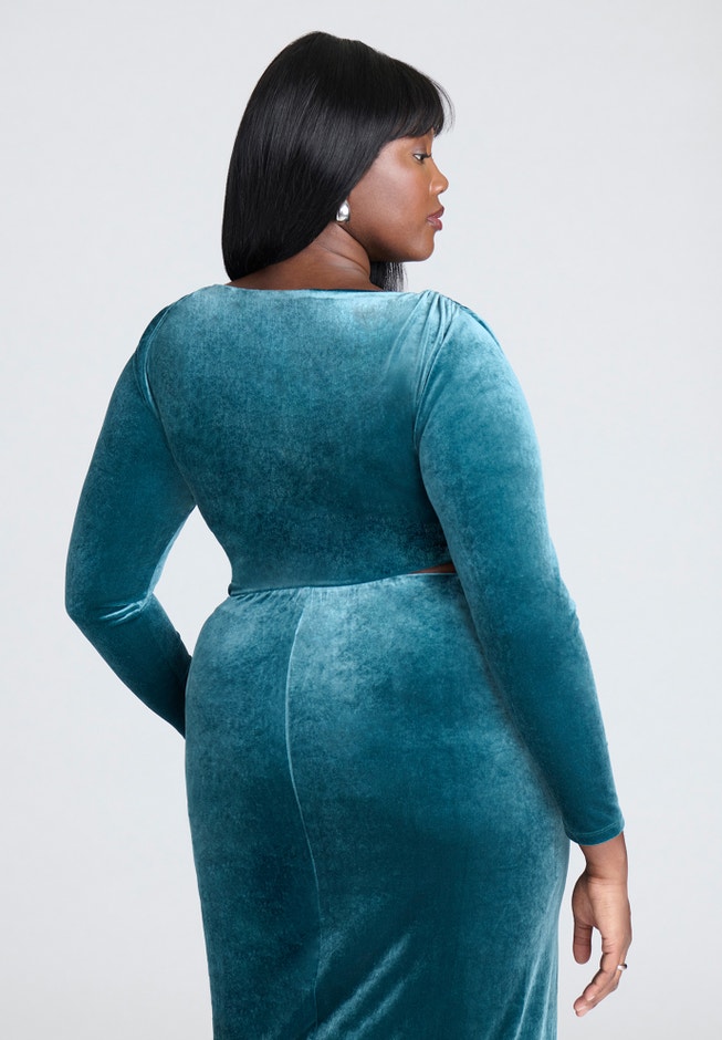 Velvet Long Sleeve Top image number 1