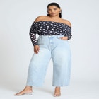 Off The Shoulder Polka Dot Top image number null