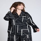 Double Breasted Oversized Shirt image number null