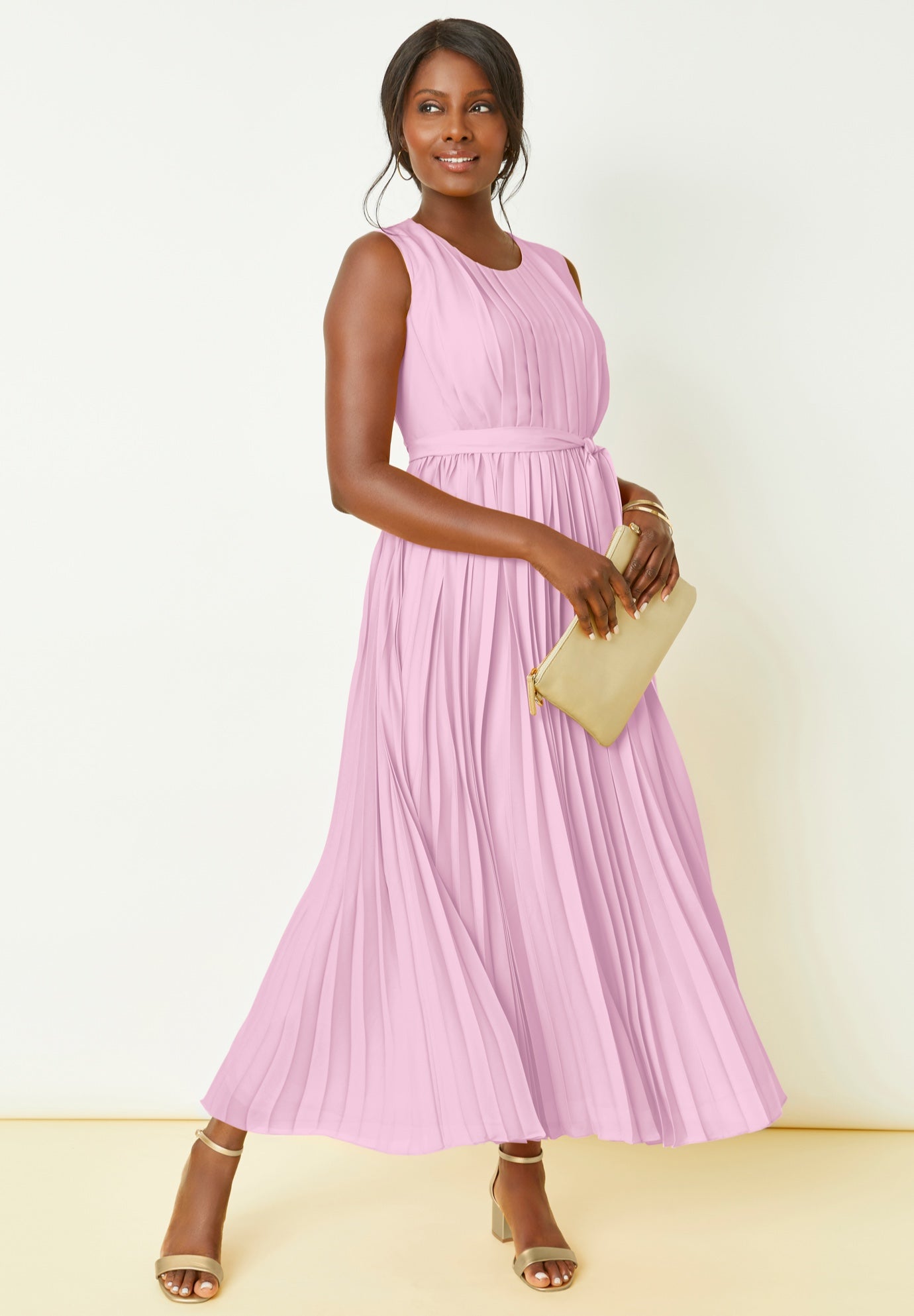 Pleated Maxi Dress image number 0