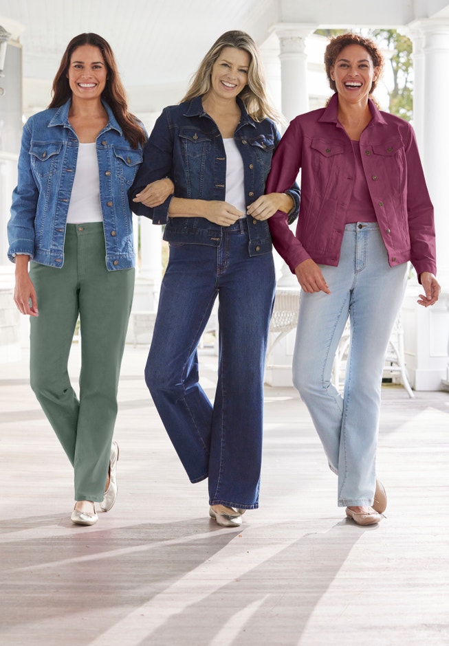 Stretch Denim Jean Jacket image number 3
