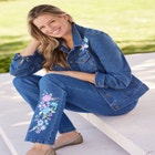 Stretch Denim Jean Jacket image number null