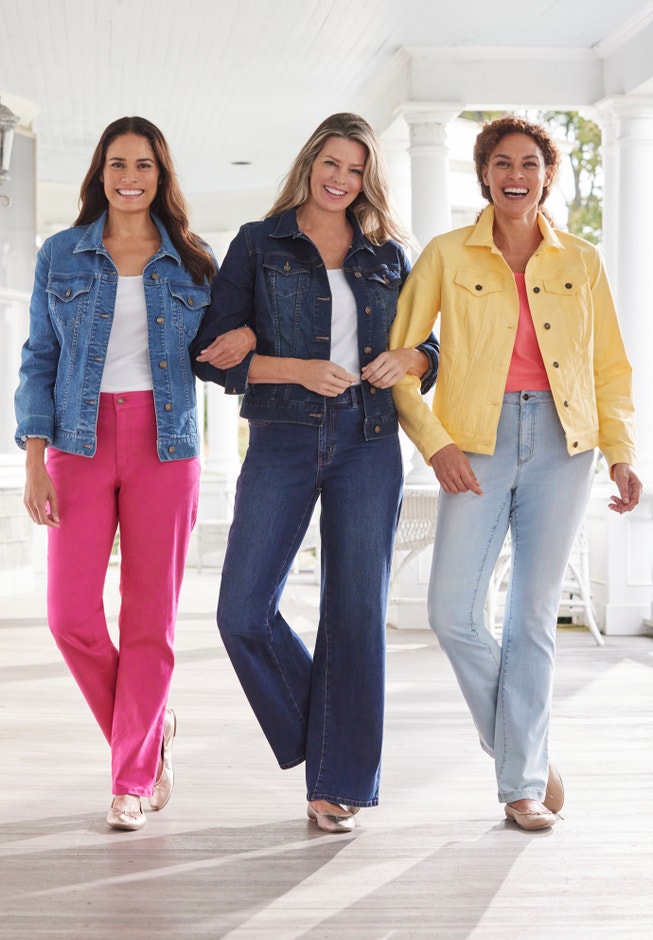 Stretch Denim Jean Jacket image number 8