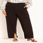 Ankle Slit Soft Blend Trouser image number null