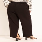 Ankle Slit Soft Blend Trouser image number null