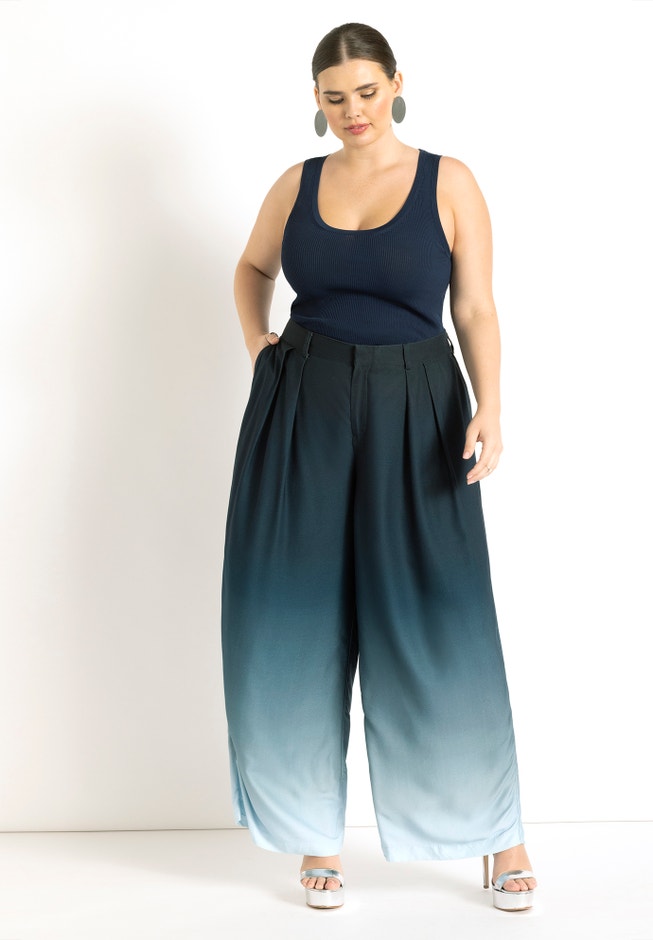 Wide Leg Printed Pant image number 1