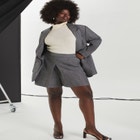 Front Pleat Skort image number null