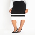 Colorblock Column Skirt image number null