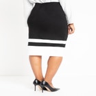Colorblock Column Skirt image number null