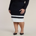 Colorblock Column Skirt image number null