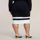Colorblock Column Skirt image number null