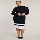 Colorblock Column Skirt image number null