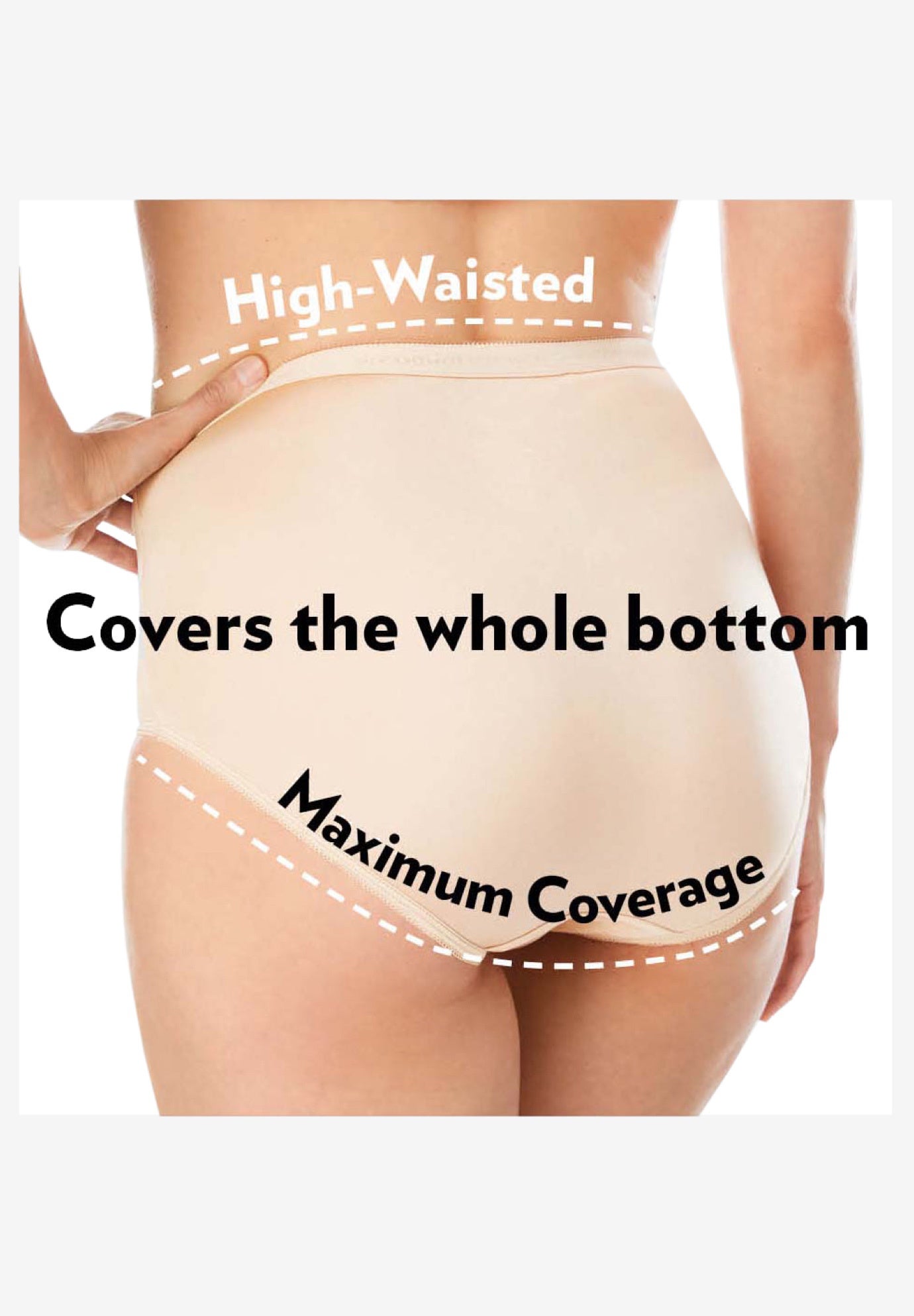 5-Pack Tag-free Full Coverage Cotton Brief image number 6