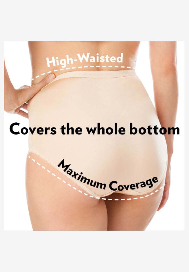 5-Pack Tag-free Full Coverage Cotton Brief image number 6