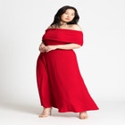 Off The Shoulder Maxi Dress image number null