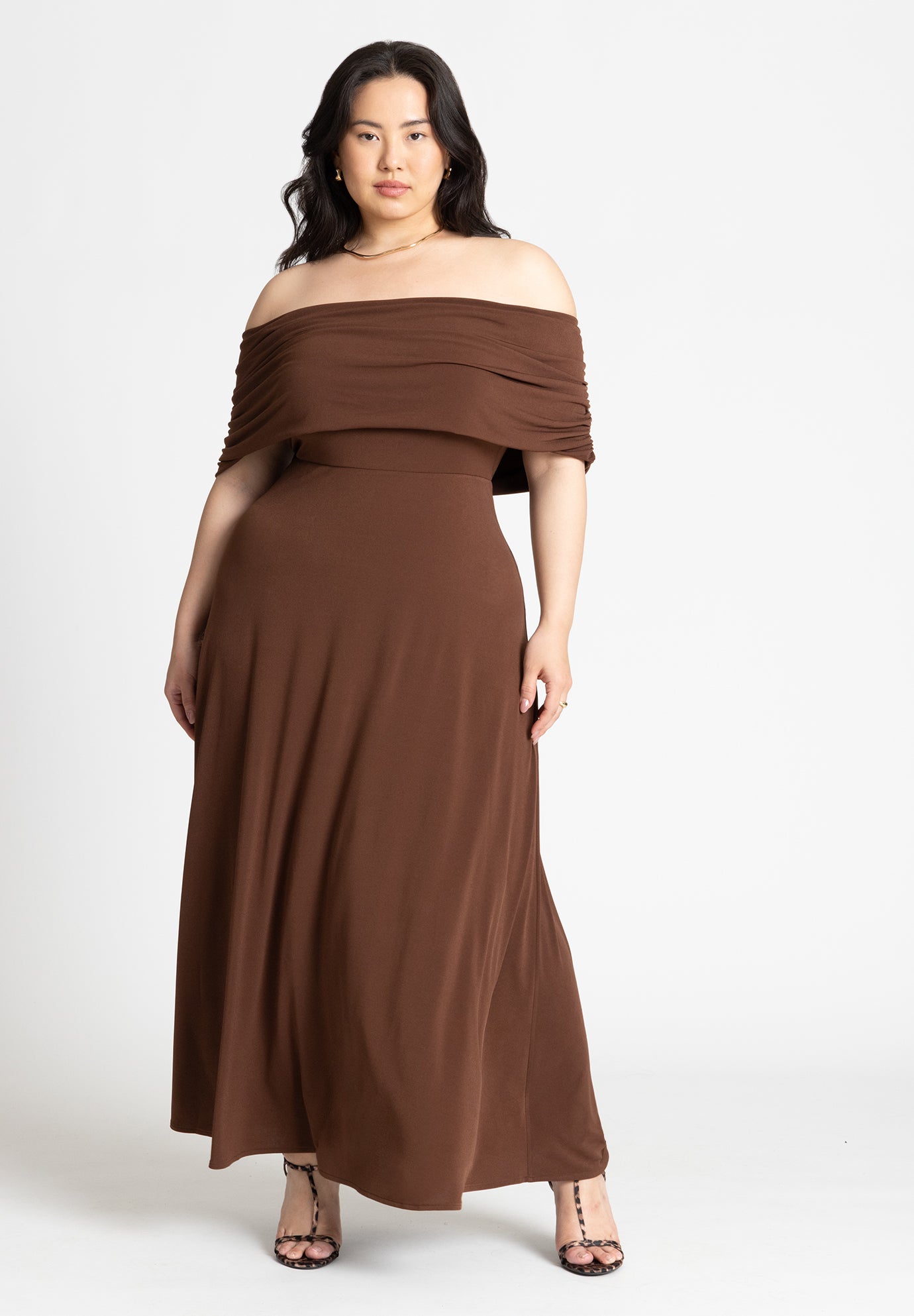 ワンピース Emily off shoulder dress AM1346 Off Shoulder Lace Maxi Dress for Romantic Evenings - sunfere