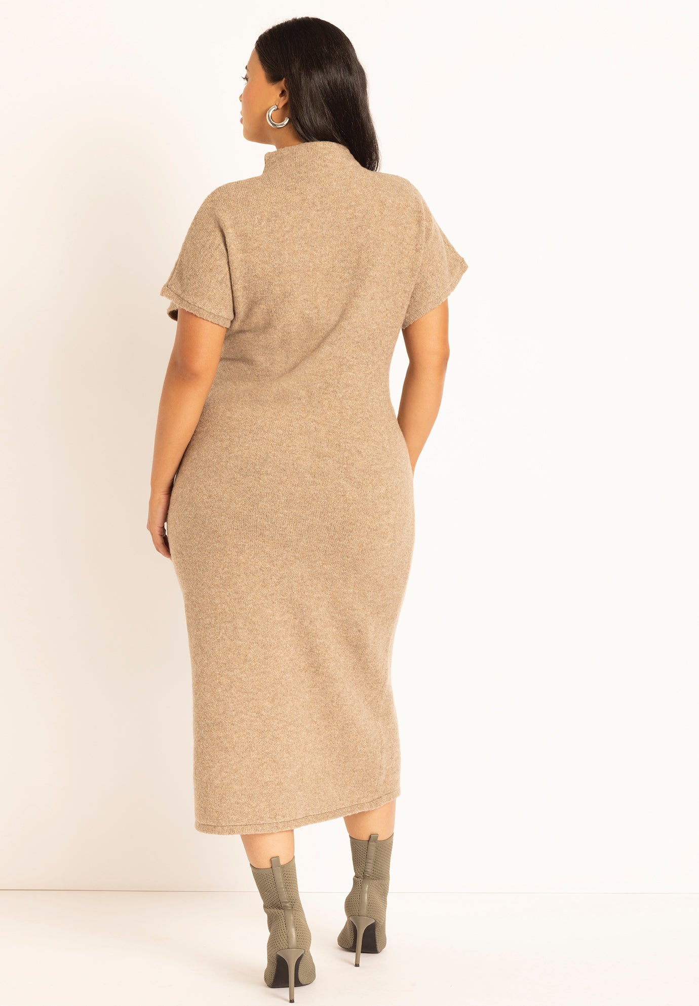 Short Sleeve Sweater Dress image number 1