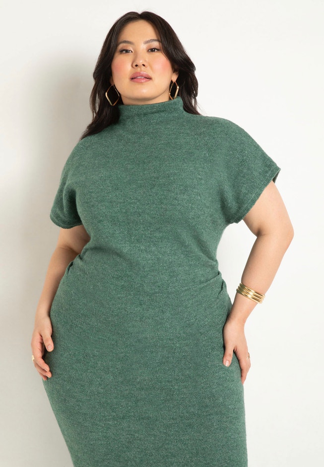 Short Sleeve Sweater Dress image number 2
