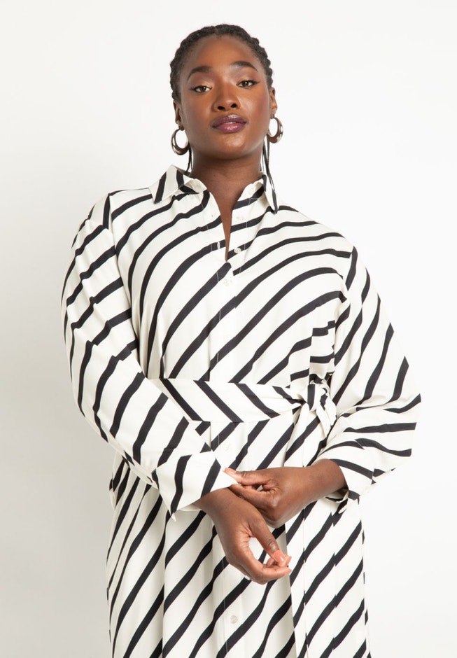 Maxi Printed Shirtdress image number 1