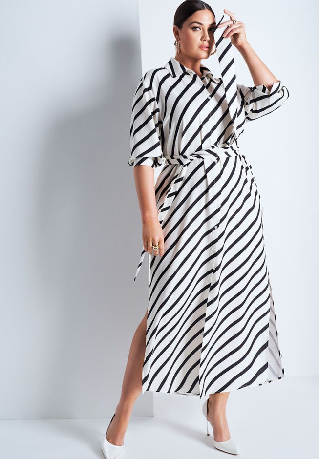 Maxi Printed Shirtdress image number 3