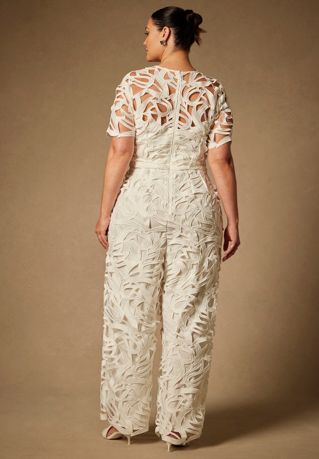 Bridal by ELOQUII Lace Jumpsuit image number 1