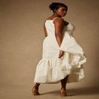 Bridal by ELOQUII Midi Flounce Dress image number null