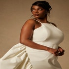 Bridal by ELOQUII Midi Flounce Dress image number null