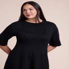 Seam Detail Ponte Workwear Midi Dress image number 2