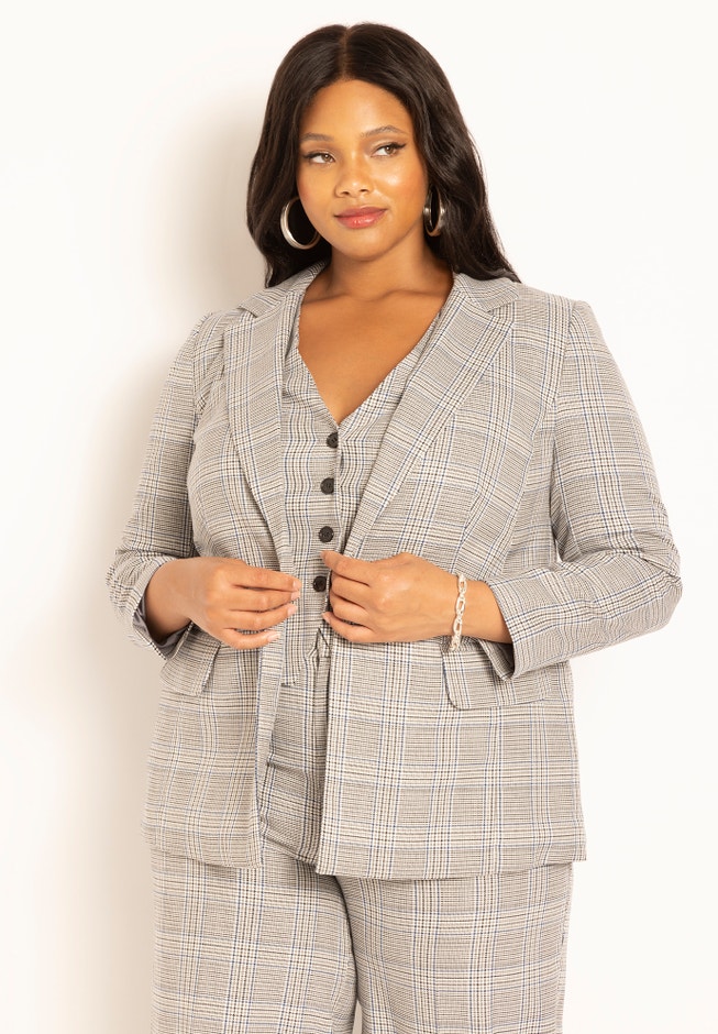Windowpane Blazer image number null