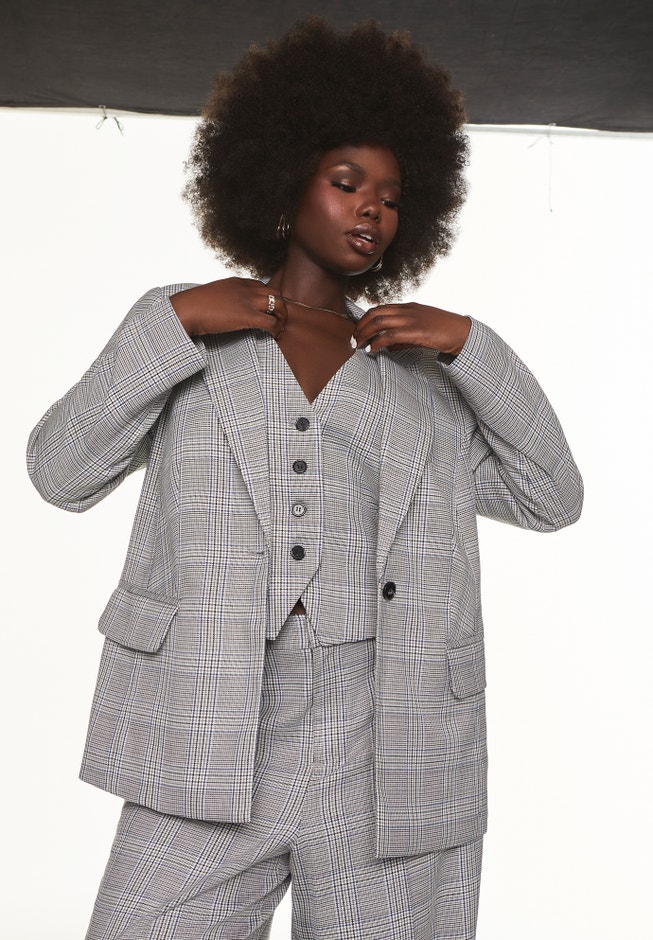 Windowpane Blazer image number null