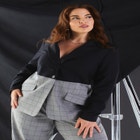 Colorblock Blazer image number null