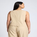 Pinstripe Suit Vest image number null