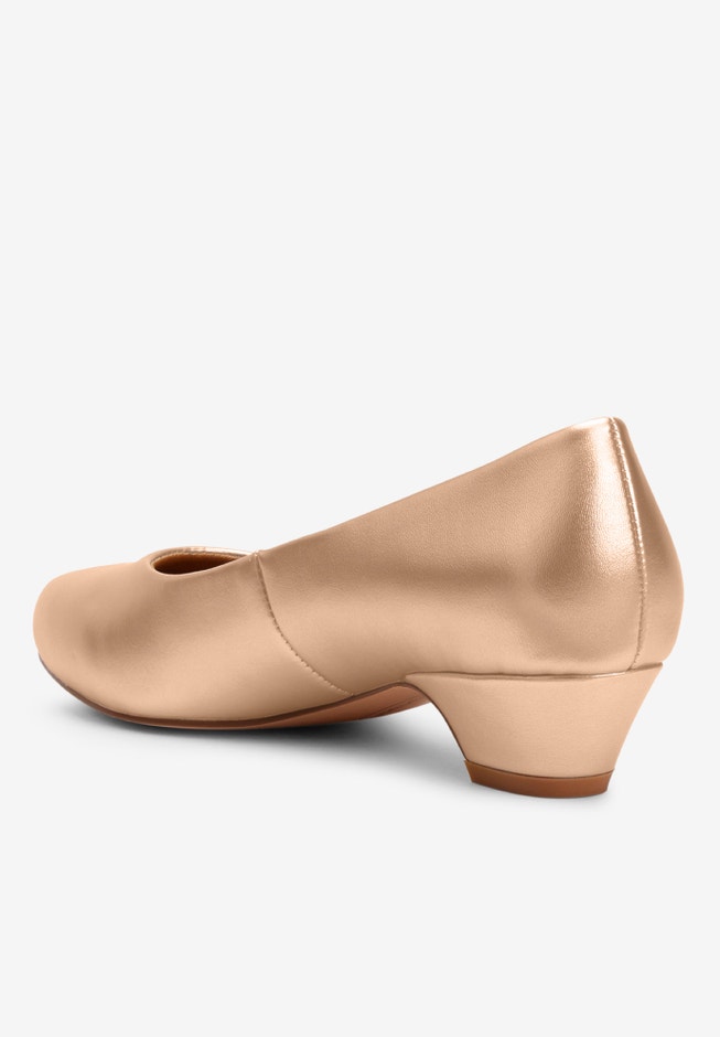 The Vida Leather-Like Slip On Pump image number 4