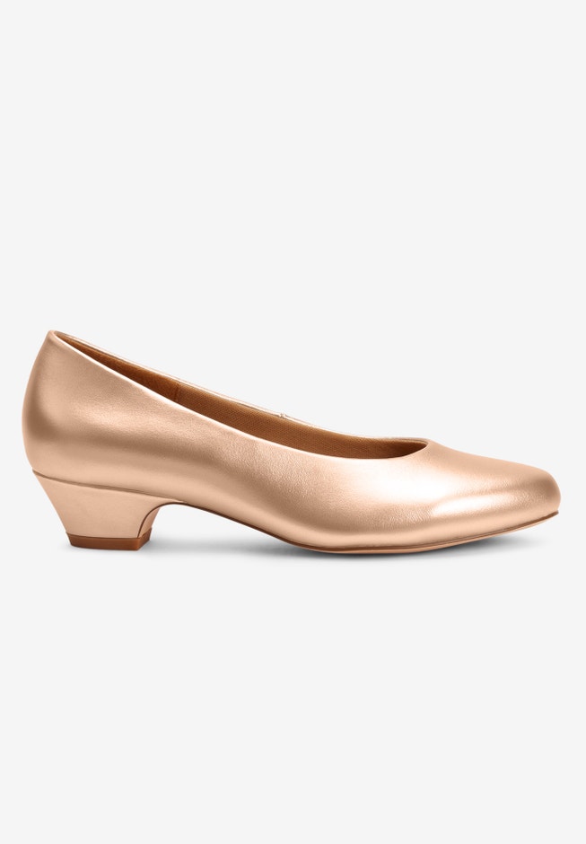 The Vida Leather-Like Slip On Pump image number 6