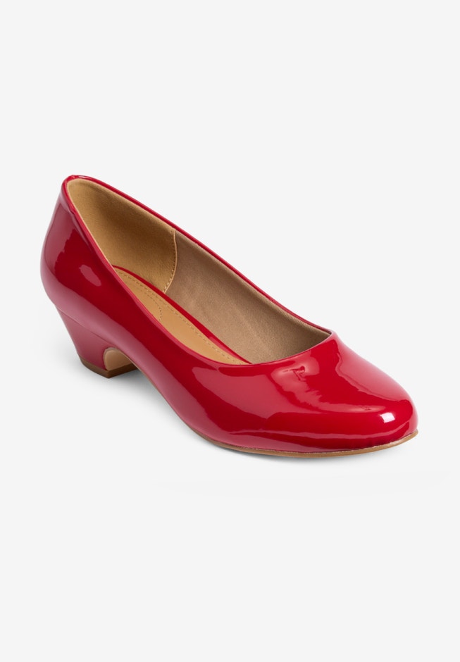 The Vida Leather-Like Slip On Pump image number 1