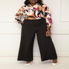 ELOQUII Elements Wide Leg Trouser image number null