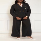 ELOQUII Elements Fitted Angular Blazer image number null