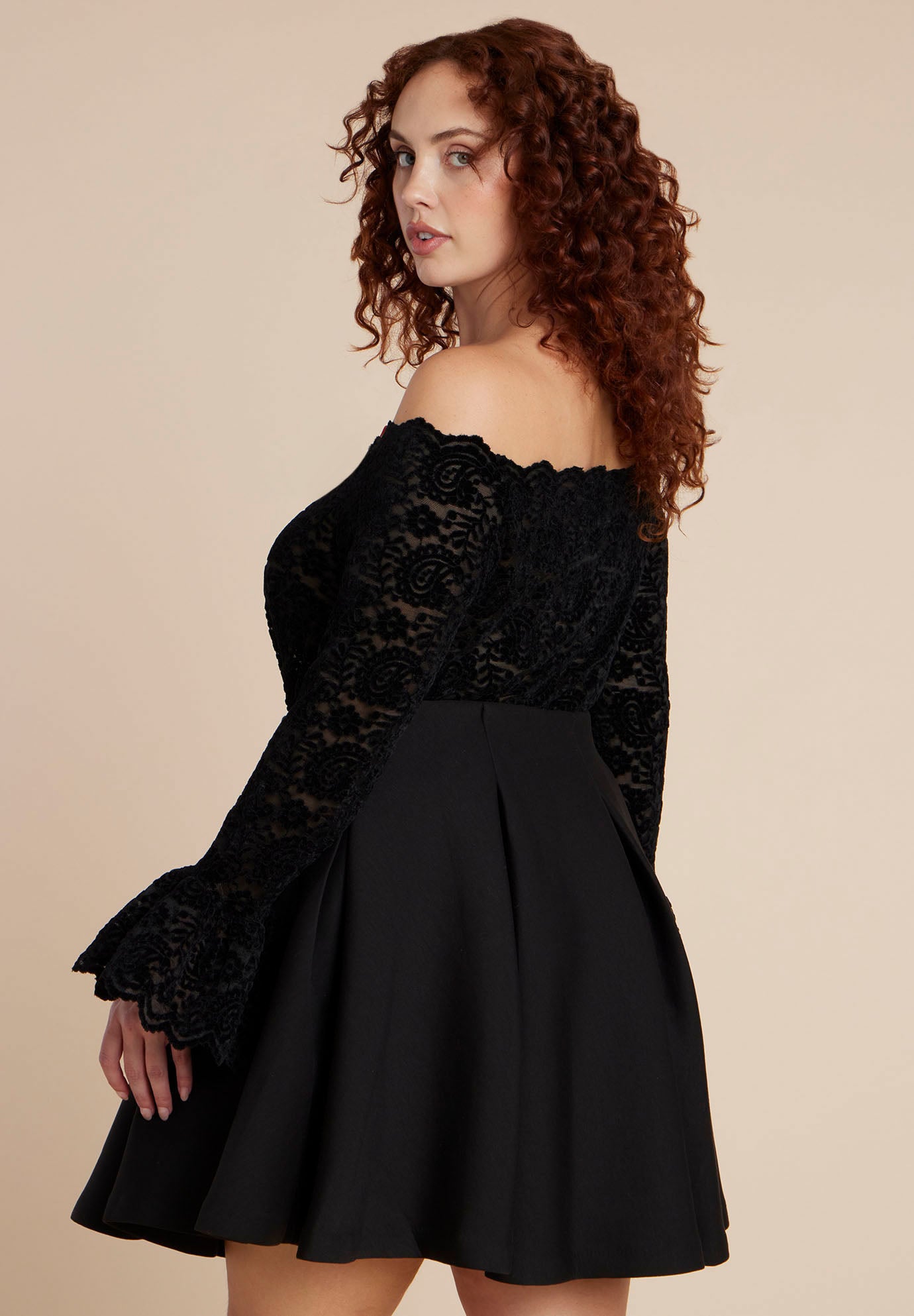 Off The Shoulder Lace Top image number 2