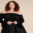 Off The Shoulder Lace Top image number null