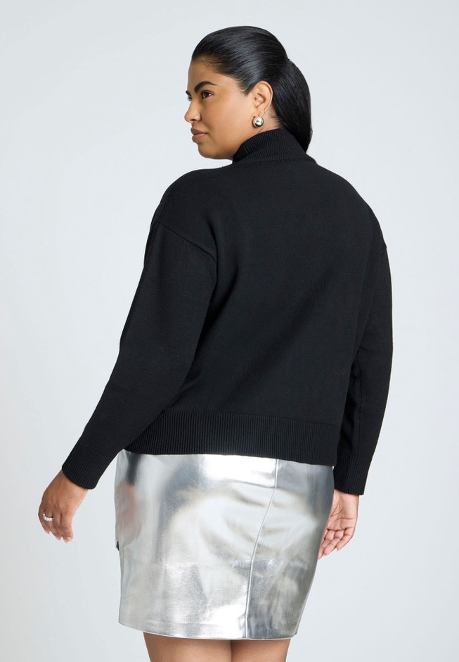 Oversized Grommet Sweater image number null