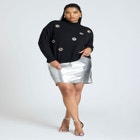 Oversized Grommet Sweater image number null