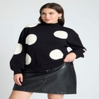 Polka Dot Sweater image number null