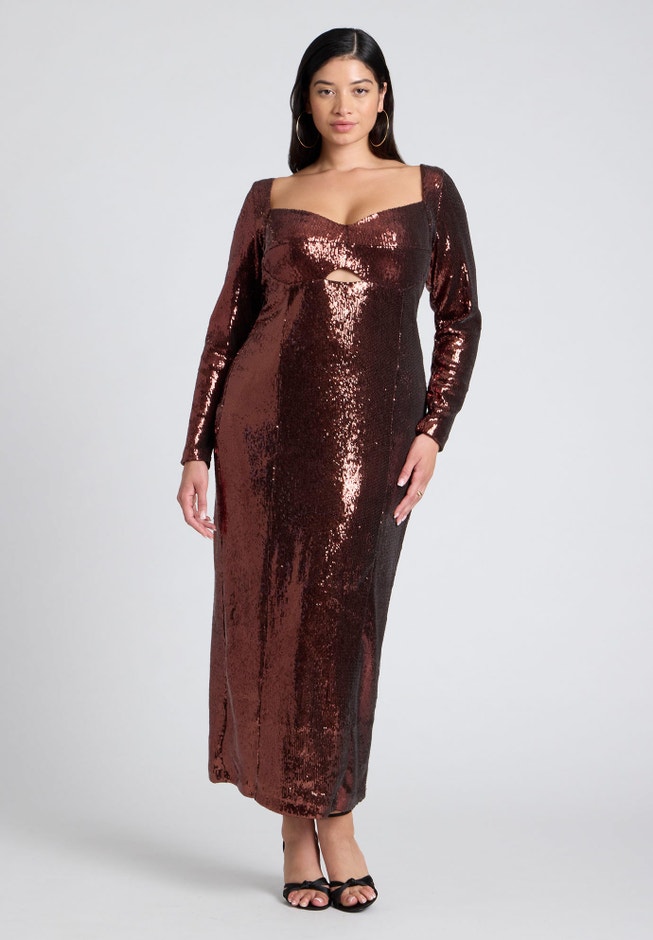 Maxi Sequin Dress image number 1