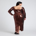 Maxi Sequin Dress image number null